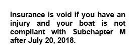 Subchapter M Compliance 